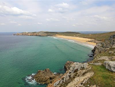 Vue sur la Pointe de Pen-Hir et du Toulinguet sur la Presqu'ile de Crozon - TORSET Pierre