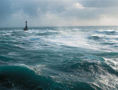 Vue aérienne Phare d'Ar-Men - Le Gal Yannick