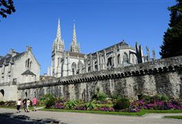 Les remparts et la cathédrale St Corentin  - Le Gal Yannick